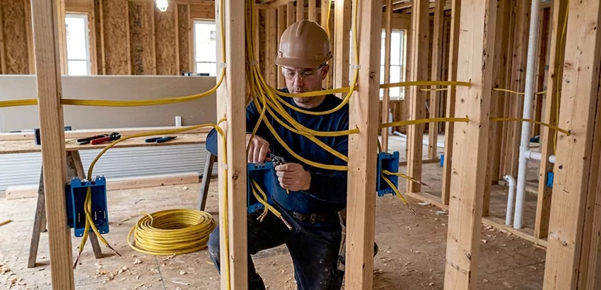 New Construction Wiring In Brentwood