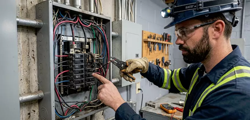 Breaker Box Short Circuit Repair in Brentwood