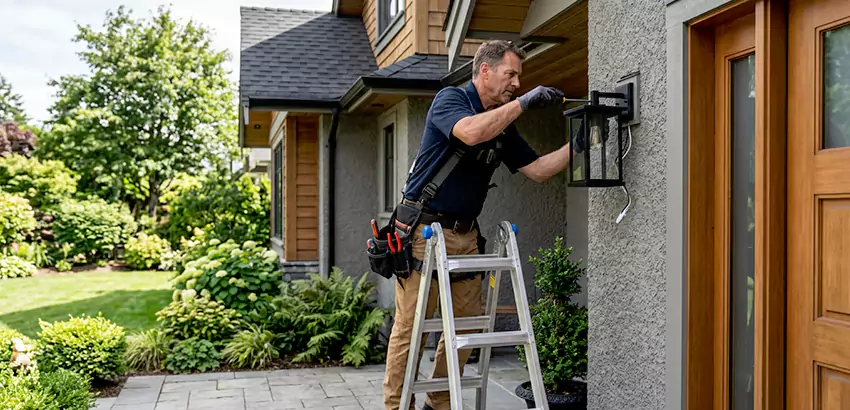 Outdoor and Exterior Light Fixture Installation in Brentwood