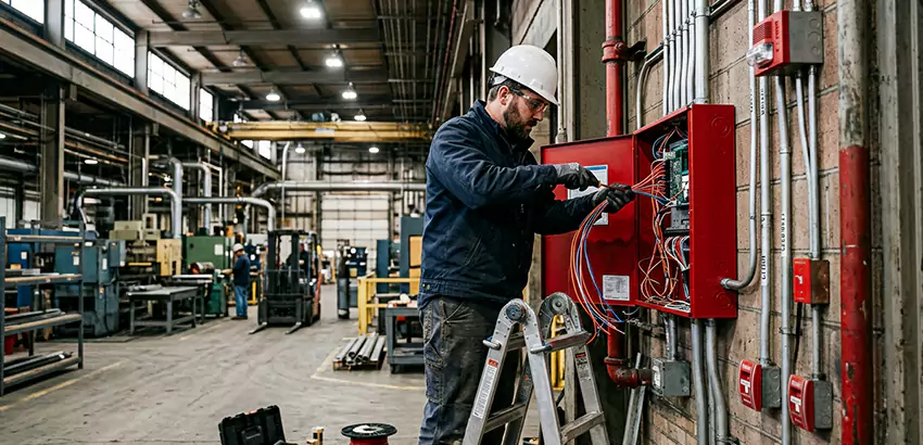 Industrial Fire Alarm Installation in Brentwood