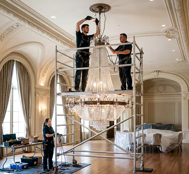 Professional Chandelier Installation: Your Local Fixture Team in Brentwood, TN